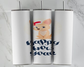 Design de copo de feliz ano novo, design de copo fino de 20 oz, imagem de sublimação, envoltório de copo, copo de feliz ano novo, sublimação de feliz ano novo