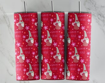 Valentine's Day tumbler design, 20 oz skinny tumbler design, sublimation image, tumbler wrap, Valentine's Day  cup, Valentine's sublimation
