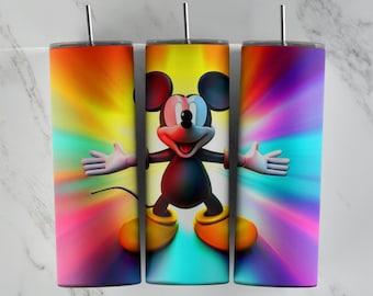 Mickey Mouse tumbler design, 20 oz skinny tumbler design, sublimation image, tumbler wrap, Mickey Mouse cup, Mickey Mouse sublimation