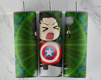 Design del bicchiere Captain America, design del bicchiere sottile da 20 once, immagine a sublimazione, involucro del bicchiere, tazza Captain America, sublimazione America