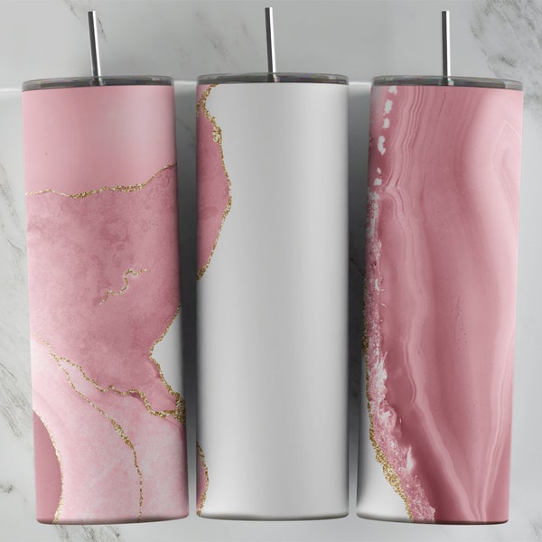 Pink Marble tumbler design, 20 oz skinny tumbler design, sublimation image, tumbler wrap, Pink Marble cup, Pink Marble sublimation, tumbler