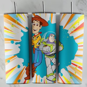 Toy Story tumbler design, 20 oz skinny tumbler design, sublimation image, tumbler wrap, Toy Story cup, Toy Story sublimation, tumbler design