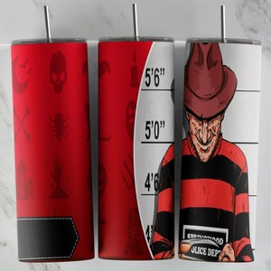 Freddy tumbler design, 20 oz skinny tumbler design, sublimation image, tumbler wrap, Freddy cup, Freddy sublimation, tumbler design, 20oz