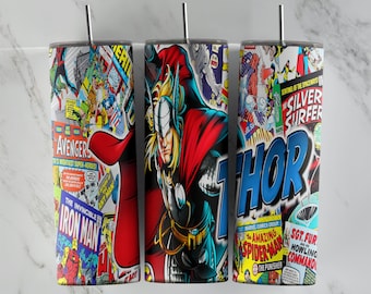 Thor tumbler design, 20 oz skinny tumbler design, sublimation image, tumbler wrap, Thor cup, Thor sublimation, tumbler design, 20oz