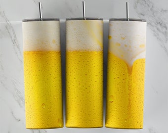 Beer tumbler design, 20 oz skinny tumbler design, sublimation image, tumbler wrap, Beer cup, Beer sublimation, tumbler design, 20oz