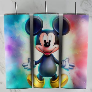 Mickey Mouse tumbler design, 20 oz skinny tumbler design, sublimation image, tumbler wrap, Mickey Mouse cup, Mickey Mouse sublimation