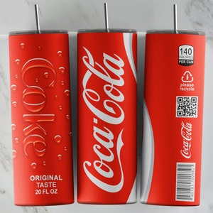 Coca Cola tumbler design, 20 oz skinny tumbler design, sublimation image, tumbler wrap, Coca Cola cup, Coca Cola sublimation, tumbler design