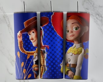 Toy Story tumbler design, 20 oz skinny tumbler design, sublimation image, tumbler wrap, Toy Story cup, Toy Story sublimation, tumbler design