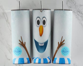 Projekt kubka Frozen, 20-uncjowy, chudy kubek, obraz sublimacji, opakowanie kubka, kubek Frozen, sublimacja Frozen, projekt kubka, 20oz