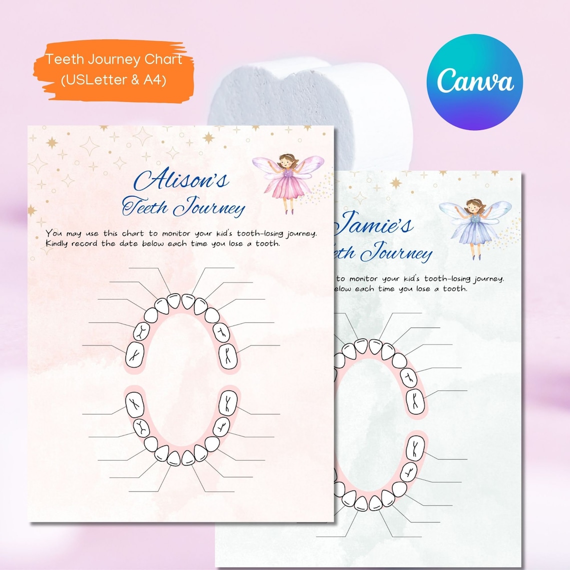 Mini Tooth Fairy Letter Printable Tooth Fairy Receipt for Boy Girl ...