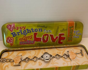 Vintage Brighton Bilboa watch and box.