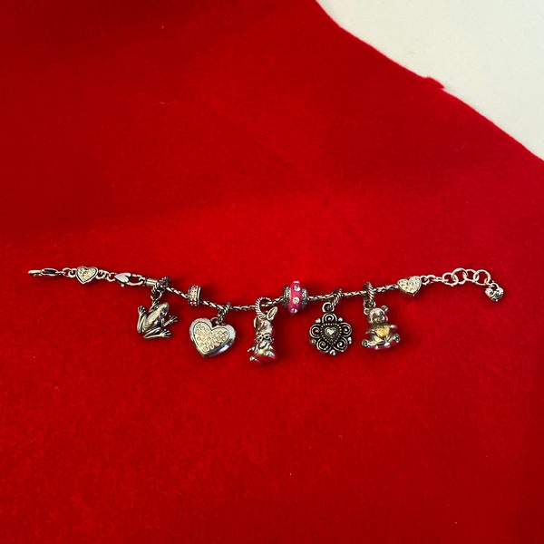 Vintage Brighton charm bracelet