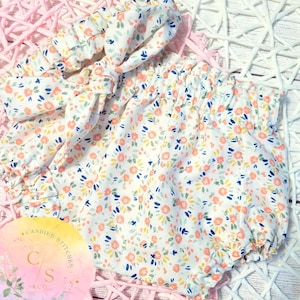 Baby bloomers | Diaper cover | Baby bloomer and matching head band