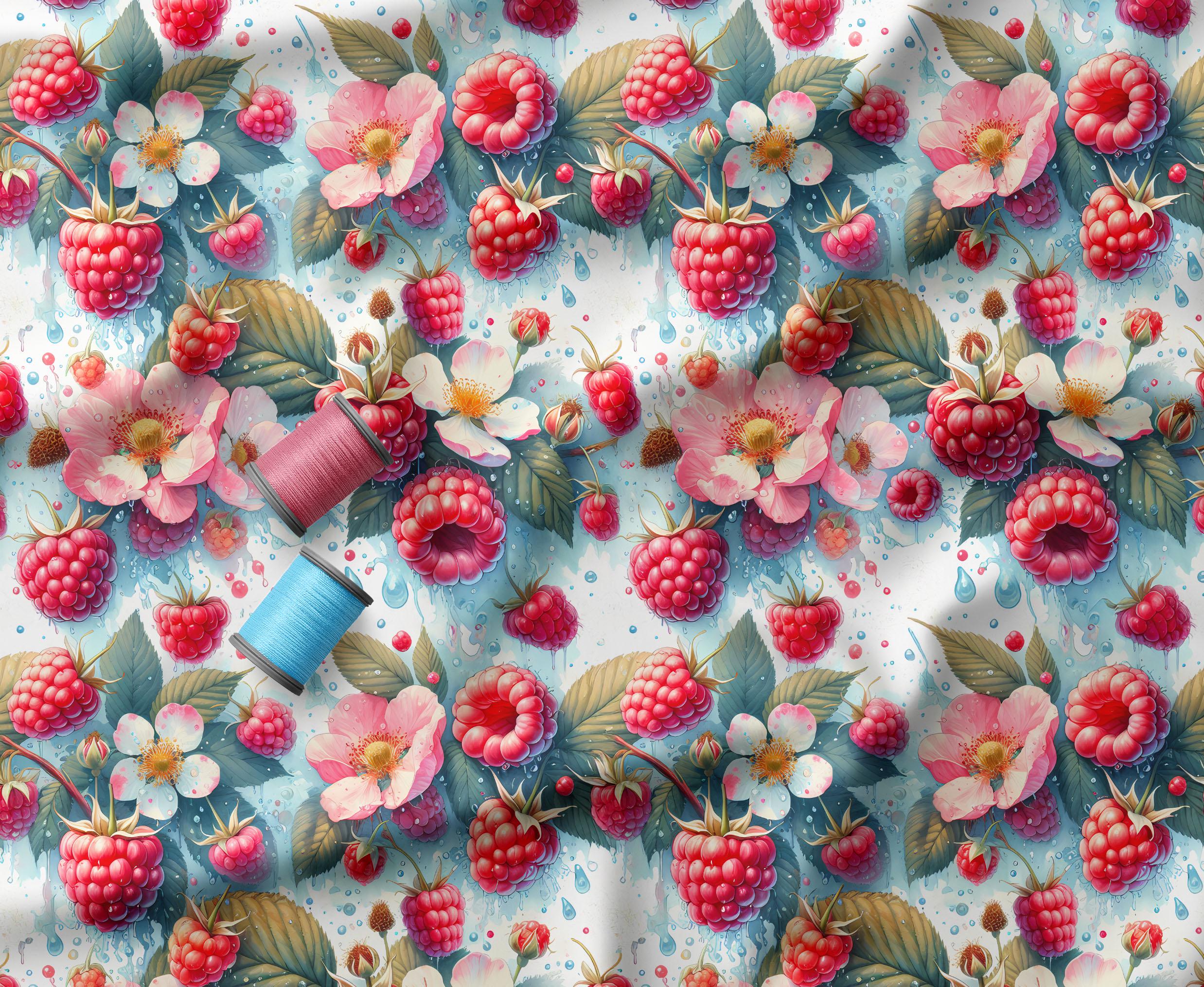 Summer Berries Patterns Bundle | Sweet Berries PNG | Raspberries and ...