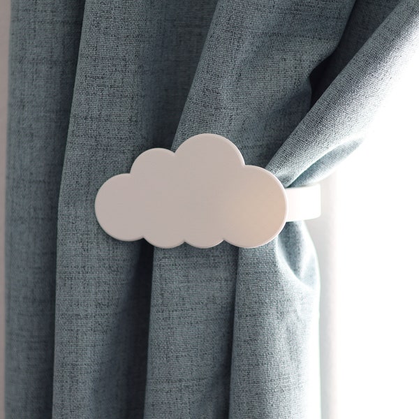 Cloud Curtain Holdback, set of 2 | cloud themed nursery decor