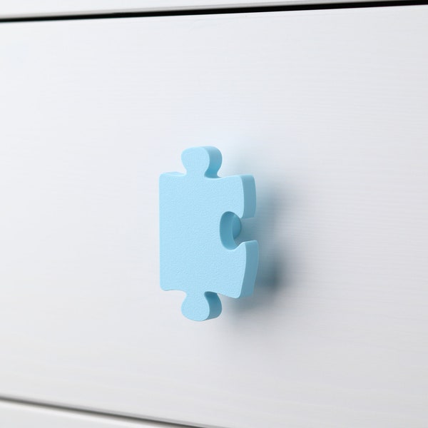 Jigsaw Puzzle Drawer Knob for game room drawers