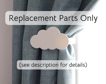 Cloud Curtain Holdback - INDIVIDUAL PARTS ONLY