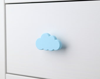 Cloud Drawer Knob for dressers in nursery or kids room