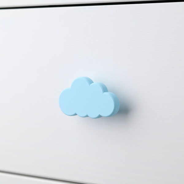 Cloud Drawer Knob for dressers in nursery or kids room