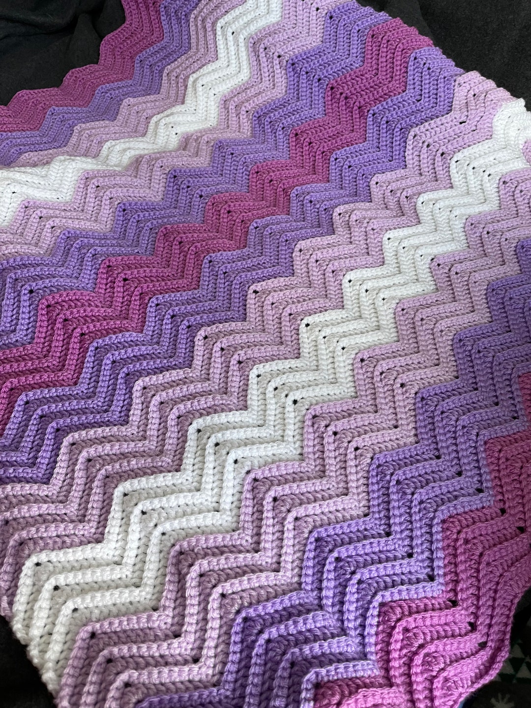 Beautiful Handmade Baby Afghan 34 by 37 Etsy