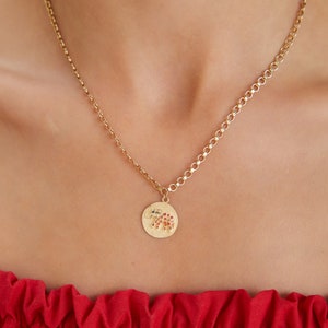 14k Gold Elephant Necklace Minimalist and Birthday Gift image 8