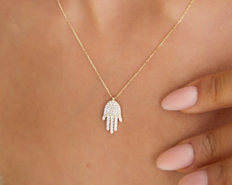 Hand-Figured Stone Gold Necklace - Gift for Lovers, Suitable for Daily Use