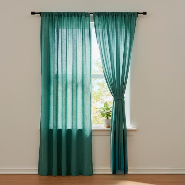 Handmade 100% Cotton Muslin Curtain Panel