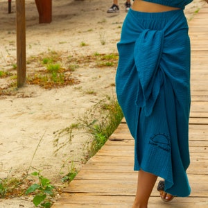 Womens Summer Sarong, Muslin Pareo, Sarong wrap, 100% cotton muslin, beach wrap, 135 x 100 cm