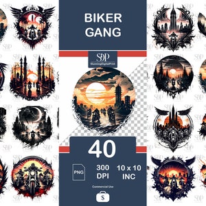 40 Bikers Gang Png Bundle,High Quality Png, Bikers Gang Transparent Png,Biker Clipart,Bikers Gang Png,Motorcycle Club Png, Commercial Use