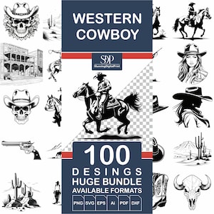 100 Cowboy-Svg-Bundle, Western für Hemden, Cowboy-Svg-Dateien, Western-Svg-Designs, Cowboy-Svg-Bundle, Cowboy-Svg-Datei, Cowboy-Svg-Datei, kommerzielle Nutzung