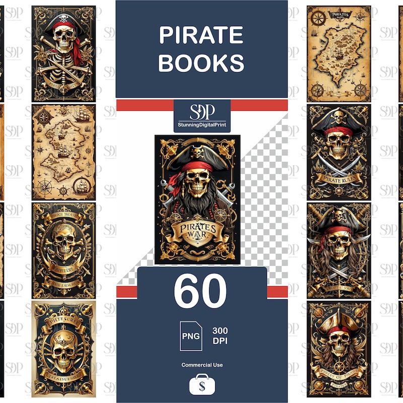 Book Covers Pirate - Etsy UK