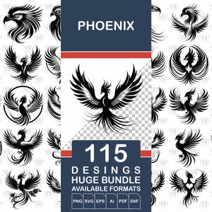 Phoenix Svg, Phoenix Svg Bundle, Phoenix Svg Cricut, Phoenix Svg Png, Phoenix Clipart, Phoenix Png, Phoenix Svg T-shirts, fichier vectoriel Phoenix