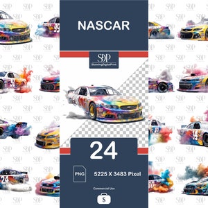 24 Nascar Cars Png Bundle,High Quality Png, Nascar Transparent Png,Nascar Clipart,Car Sublimation PNG, Nascar Png Wall Art,Commercial Use