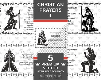 Christian Bible Verse SVG Bundle: for Laser Cutting, Cutting Boards & Engraving
