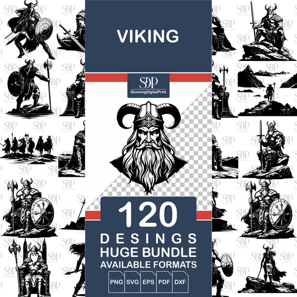 120 Viking SVG BUNDLE, Vector File, Viking Svg, Viking Clipart,Viking Silhouette,Viking tshirt,Viking Vector,,Viking Symbols,Commercial Use
