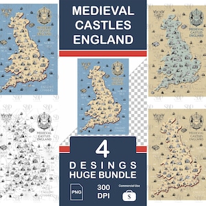 Castelos Medievais da Inglaterra, Mapas Medievais da Grã-Bretanha, Castelos no País de Gales, Castelos do Reino Unido, Castelo Vintage, Castelo Medieval Png, Impressão de Parede Inglaterra