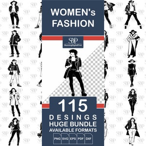 Fashion Svg, Fashion Svg Bundle, Fashion design, Fashion Model Svg, Fashion Lady Svg, Fashion Clipart, Fashion Desing Svg, Fahion Woman Svg