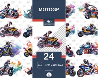 Pacote com 24 imagens PNG de motocicletas, PNG de alta qualidade, PNG transparente de motocicleta, clipart de moto, PNG para sublimação de moto, arte de parede PNG de supermoto, uso comercial.