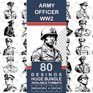 Military Svg, Military Svg Bundle, WW2 Military Officer, Military Tshirt Svg, Military Vector, Military Clipart, Military Png,Military Shirt