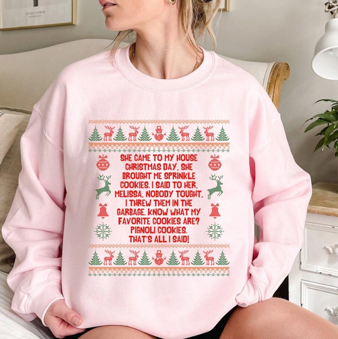 She Brought Me Sprinkle Cookies Ugly Christmas Sweater RHONJ Etsy