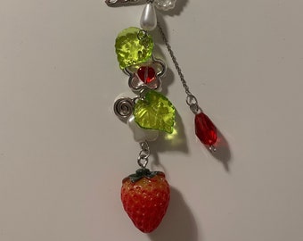 strawberry fields phone charm