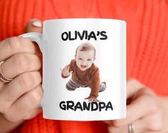Custom Baby Face Mug, Personalized Baby Photo Mug For Papa Father’s Day Gift, Custom Photo Mug, Baby Face Mug For Mom Dad Birthday Gift