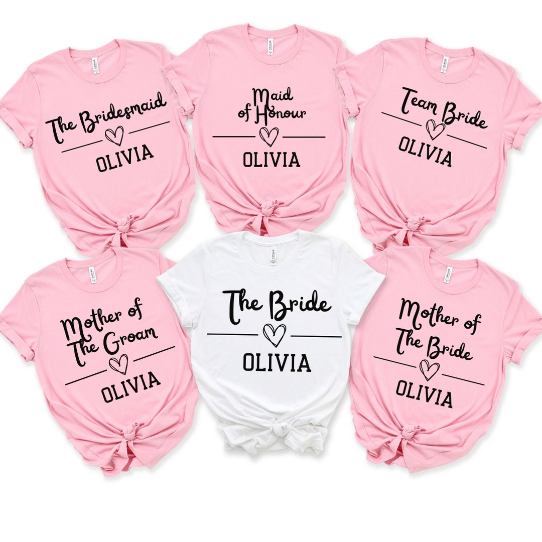 Bachelorette Party Shirts, Bride Gift Team Bride Shirt, Hen Party Wedding Party Tshirt