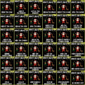 Funny Christmas DTF Transfer: Matching Family Designs,christmas iron on custom mostlikely to image 9