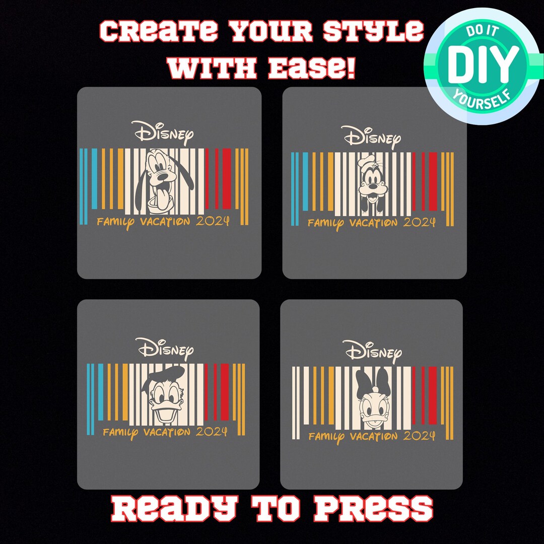 Disney 2025 dtf, Disney Micky bereit, DTF zu drücken, Minnie dtf, Bügelbild, Halloween Design