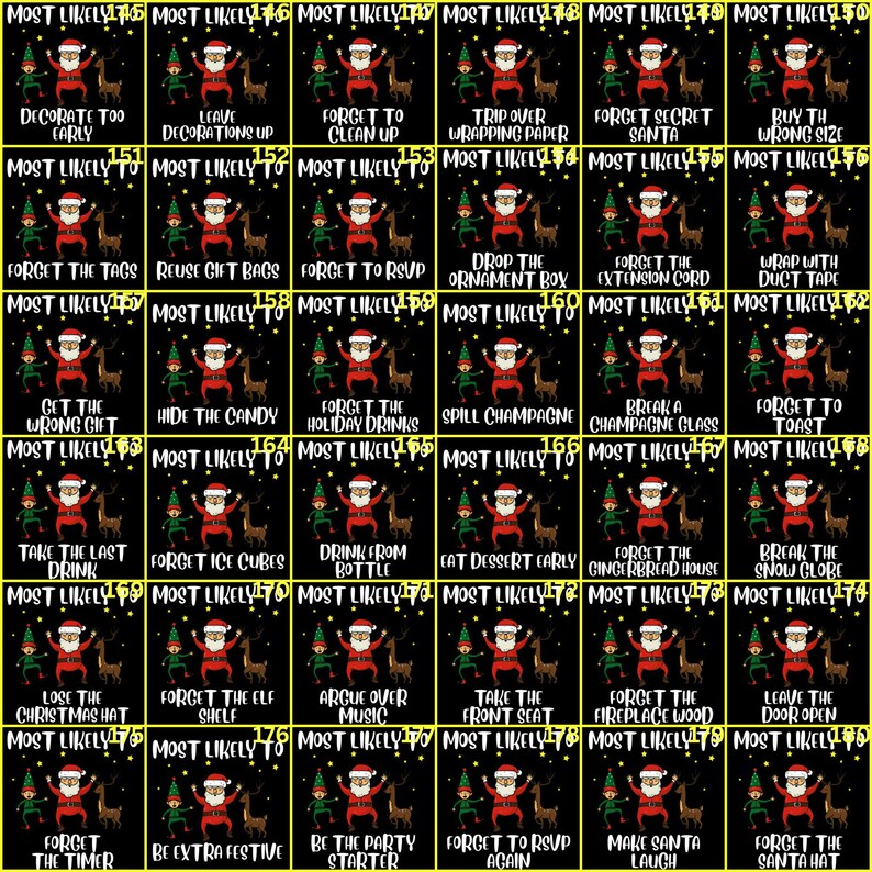 Funny Christmas DTF Transfer: Matching Family Designs,christmas iron on custom mostlikely to image 5
