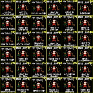 Funny Christmas DTF Transfer: Matching Family Designs,christmas iron on custom mostlikely to image 6