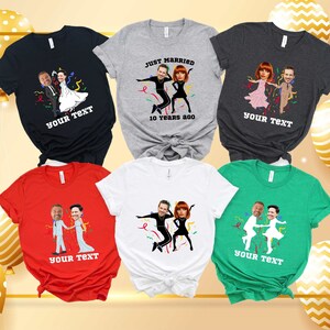Couple Shirt Funny Couple Shirt, Anniversary Shirt , Hen Party Wedding ...