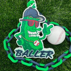 Custom 3D printed Turnover Oversized Sports Chains MVP Player of the game logo. Baseball football hockey soccer any sport or business!