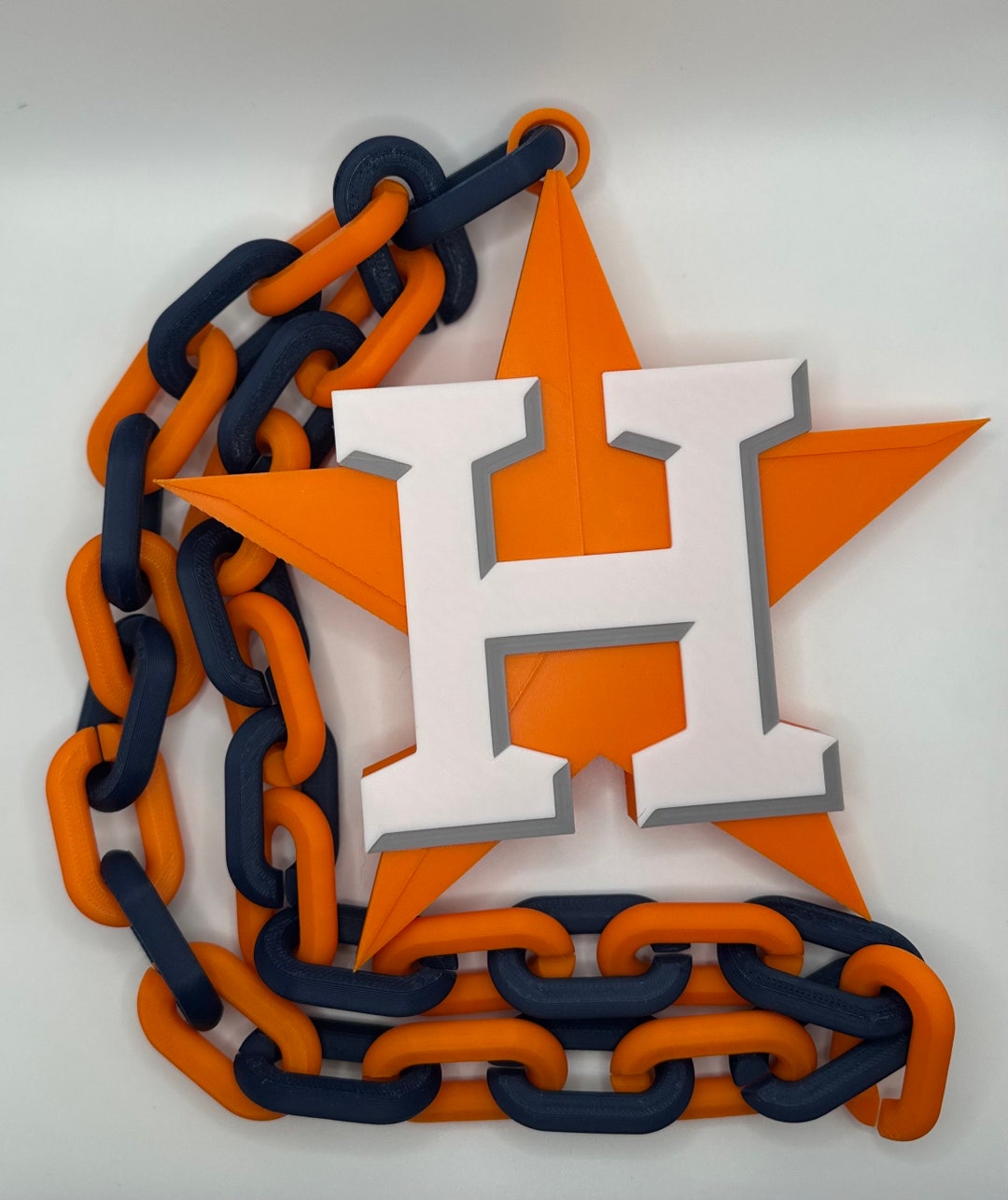 Custom Astros Houston Turnover Oversized Logo Chain Etsy